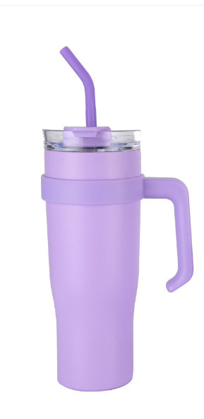 Stanley Quencher 40Oz Car Cup Suit Outdoor Sports Belt Handle, Insulated Stainless Steel Cup | BPA-Free |